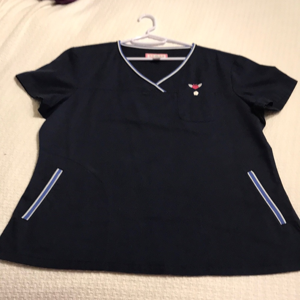 Koi scrub top